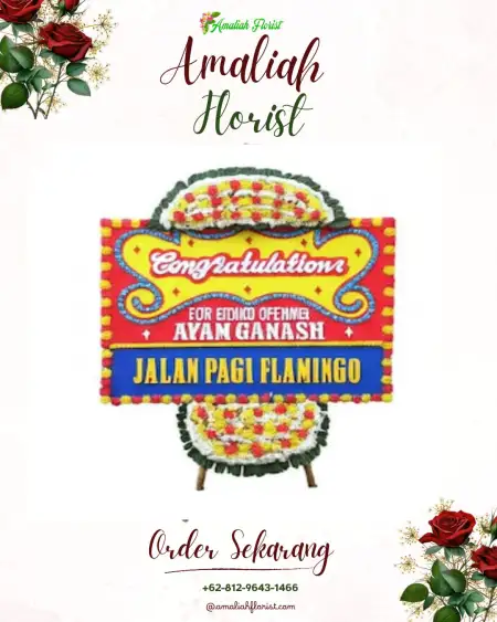 Sewa Papan Bunga Sario